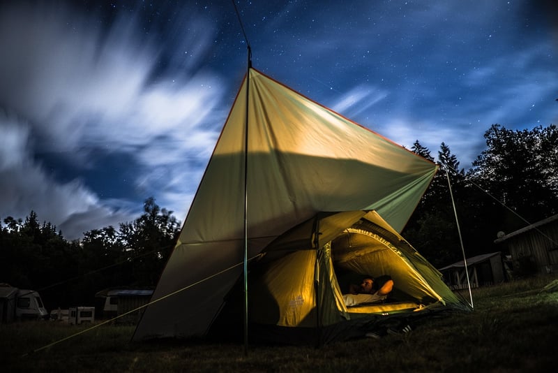Camping in Sustainable Campground